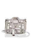 yz XL[m fB[X V_[obO obO Small Biker Leather Crossbody Gray