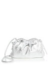 yz }T[KuG fB[X Nb`obO obO Mini Cloud Leather Clutch Silver