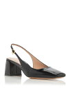 yz WBg bV fB[X pvX V[Y Women's Freeda Slingback Block Heel Pumps Black