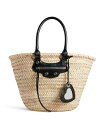 yz oVAK fB[X g[gobO obO Le Cagole Small Raffia Tote Beige/Black