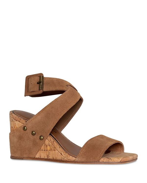  ドナルドプリネール レディース サンダル シューズ Women's Crisscross Ankle Strap Wedge Sandals Toast