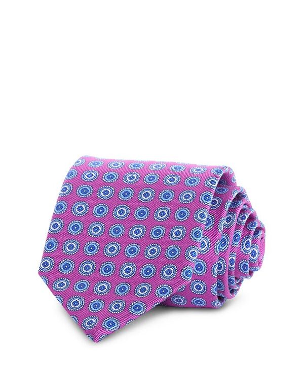 yz fCrbhhiq[ Y lN^C ANZT[ Circle Medallion Silk Classic Tie Berry