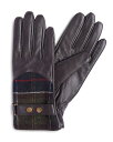 【送料無料】 バブアー レディース 手袋 アクセサリー Dee Tartan Gloves Dark Brown