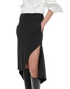 【送料無料】 ヘルムート ラング レディース スカート ボトムス Scarf Hem Skirt Black