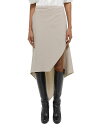 【送料無料】 ヘルムート ラング レディース スカート ボトムス Scarf Hem Skirt Sand