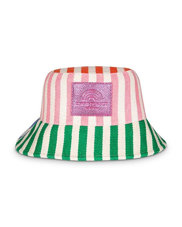 【送料無料】 カートジェイガーロンドン レディース 帽子 アクセサリー Mixed Stripe Bucket Hat Multi