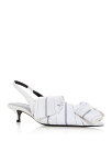 バレンシアガ ハイヒール 【送料無料】 バレンシアガ レディース パンプス シューズ Women's Chemise Knotted Shirt Sleeve Slingback Pumps Bianco