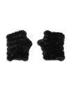 yz WZ fB[X  ANZT[ Mandy Faux Fur Fingerless Mittens Black