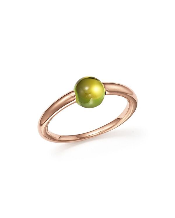 ポメラート 【送料無料】 ポメラート レディース リング アクセサリー M'Ama Non M'Ama Ring with Peridot in 18K Rose Gold Green/Rose