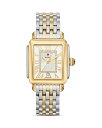 【送料無料】 ミッシェル レディース 腕時計 アクセサリー Deco Madison Watch 33mm White/Two Tone