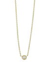 【送料無料】 ラゴス レディース ネックレス・チョーカー・ペンダントトップ アクセサリー 18K Yellow Gold Covet Diamond Caviar Bead Solitaire Pendant Necklace 16-18