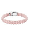 【送料無料】 ラゴス レディース ブレスレット・バングル・アンクレット アクセサリー Sterling Silver Pink Caviar Pink Ceramic Beaded Bracelet Pink