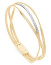 【送料無料】 マルコ ビチェゴ レディース ブレスレット・バングル・アンクレット アクセサリー 18K White & Yellow Gold Marrakec...