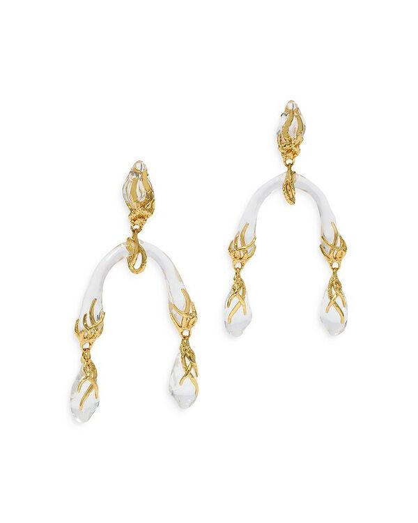 【送料無料】 アレクシス ビッター レディース ピアス・イヤリング アクセサリー Liquid Vine Lucite Mobile Earrings Clear/Gold