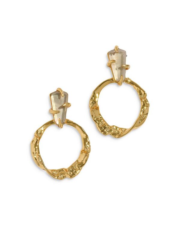 yz ANVX rb^[ fB[X sAXECO ANZT[ Knocker Drop Earrings Ivory/Gold