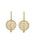 ̵ ƥץ  쥢 ǥ ԥ ꡼ 18K Yellow Gold FJ Blue Moonstone & Diamond Orbital Drop Earrings Blue/Gold