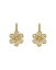 ̵ ƥץ  쥢 ǥ ԥ ꡼ 18K Yellow Gold Diamond Snow Flower Earrings Gold