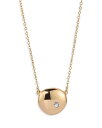【送料無料】 エティカ レディース ネックレス チョーカー ペンダントトップ アクセサリー Pave Skipping Stone Pendant Necklace in 18K Gold Plated 17-20 Gold