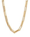 yz GeBJ fB[X lbNXE`[J[Ey_ggbv ANZT[ Rectangular Link Chain Necklace 17