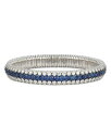 ReVida ŷԾŹ㤨̵֡ ٥ ǥꥪ ǥ ֥쥹åȡХ󥰥롦󥯥å ꡼ 18K White Gold Blue Sapphire & Diamond Three Row Stretch Bracelet Blue/WhiteפβǤʤ7,516,800ߤˤʤޤ