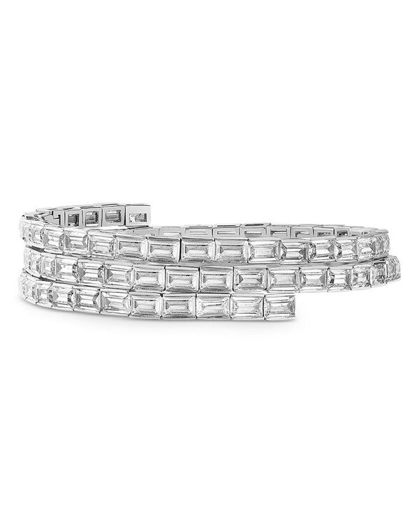 【送料無料】 シージーバイケネスジェイレーン レディース ブレスレット・バングル・アンクレット アクセサリー Baguette Wrap Bracelet Silver