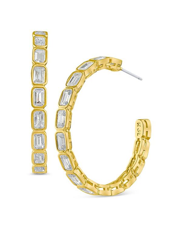 yz V[W[oCPlXWFC[ fB[X sAXECO ANZT[ Bezel Set Hoop Earrings Gold