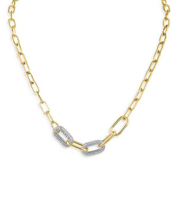 ケネスジェイレーン 【送料無料】 シージーバイケネスジェイレーン レディース ネックレス・チョーカー・ペンダントトップ アクセサリー Pave Chain Necklace 17" Gold/Silver