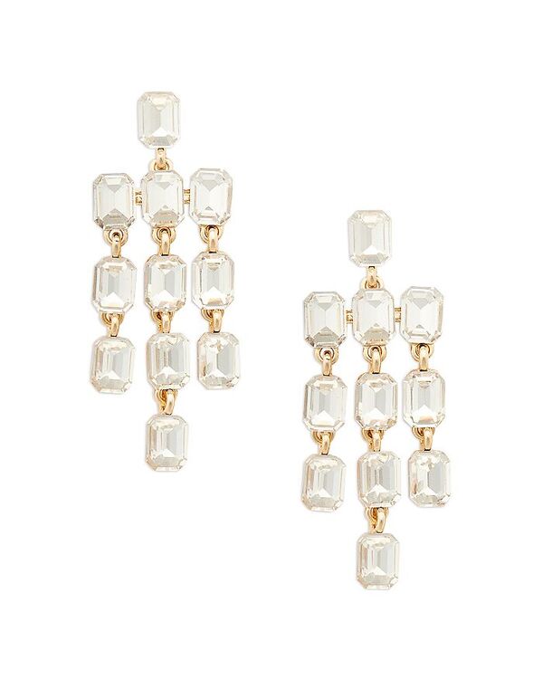 yz ANA fB[X sAXECO ANZT[ Chandelier Earrings in 16K Gold Plated - 100% Exclusive White/Gold