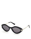 【送料無料】 プッチ レディース サングラス・アイウェア アクセサリー Geometric Sunglasses 54mm Black/Gray Solid(4)