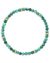 【送料無料】 ゾエレフ レディース ブレスレット・バングル・アンクレット アクセサリー 14K Yellow Gold Turquoise Beaded Bracelet Blue/Gold(4)