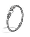 【送料無料】 ジョン・ハーディー レディース ブレスレット・バングル・アンクレット アクセサリー John Hardy Naga Gold and Silver Dragon Station Chain Bracelet Silver