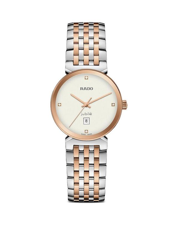 【送料無料】 ラド レディース 腕時計 アクセサリー Florence Classic Watch 30mm White/Rose Gold