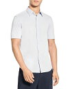 【送料無料】 セオリー メンズ シャツ トップス Irving Slim Fit Short Sleeve Shirt Olympic