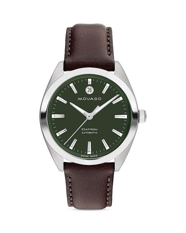 モバド 【送料無料】 モバド レディース 腕時計 アクセサリー Datron Automatic Stainless Steel Watch 40mm Green/Brown