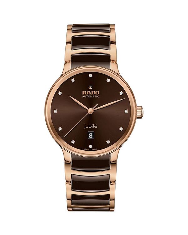 【送料無料】 ラド レディース 腕時計 アクセサリー Centrix Automatic Watch 39.5mm Brown