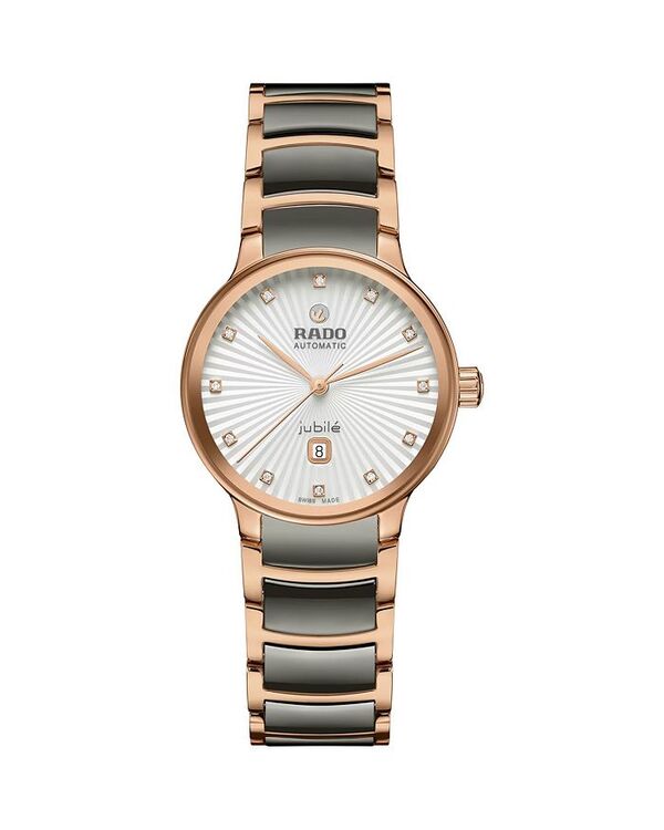 【送料無料】 ラド レディース 腕時計 アクセサリー Centrix Automatic Watch 30.5mm White/Gray