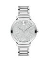 【送料無料】 モバド レディース 腕時計 アクセサリー BOLD Evolution 2.0 Crystal Dial Watch 34mm Silver