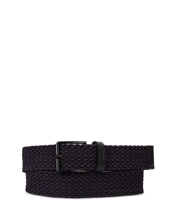 ボスヒューゴボス 【送料無料】 ヒューゴボス メンズ ベルト アクセサリー Men's Woven Belt Navy