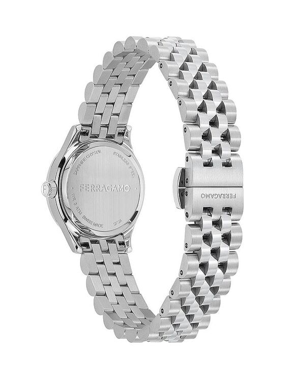 ReVida 楽天市場店のフェラガモ レディース アクセサリー 腕時計 ミニ Ferragamo Duo Mini Watch 25mm Silver シルバー｜アングル2