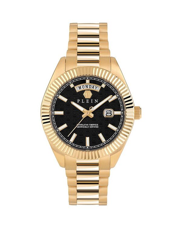 ̵ եåץץ쥤 ǥ ӻ ꡼ Date Superlative Watch 42mm Black/Gold