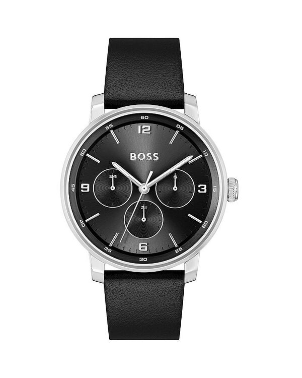【送料無料】 ヒューゴボス レディース 腕時計 アクセサリー Contender Watch 44mm Black
