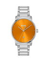 【送料無料】 ヒューゴボス レディース 腕時計 アクセサリー Dean Watch 41mm Orange/Silver