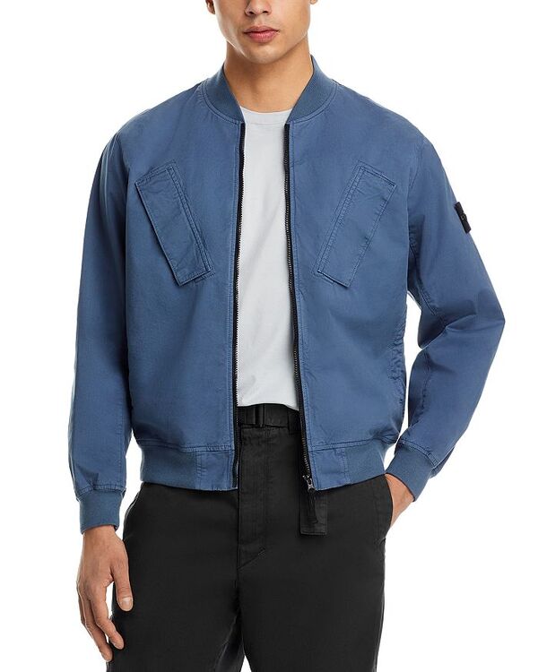 ストーンアイランド 【送料無料】 ストーンアイランド メンズ ジャケット・ブルゾン アウター Zip Front Jacket Dark Blue