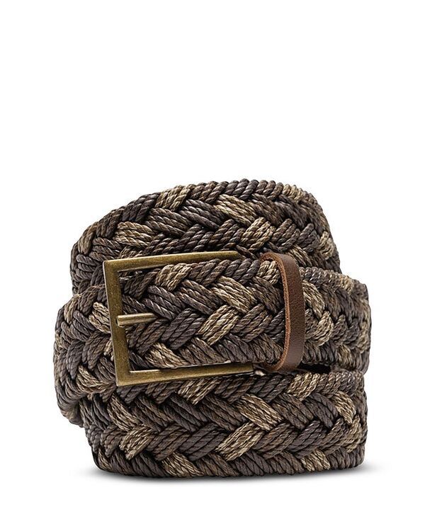 【送料無料】 ロッドアンドグン メンズ ベルト アクセサリー Thames Weave Belt Coffee Multicolor