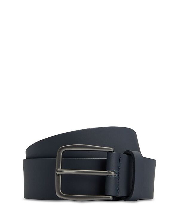 ボスヒューゴボス 【送料無料】 ヒューゴボス メンズ ベルト アクセサリー Men's Tobi Leather Belt Dark Blue