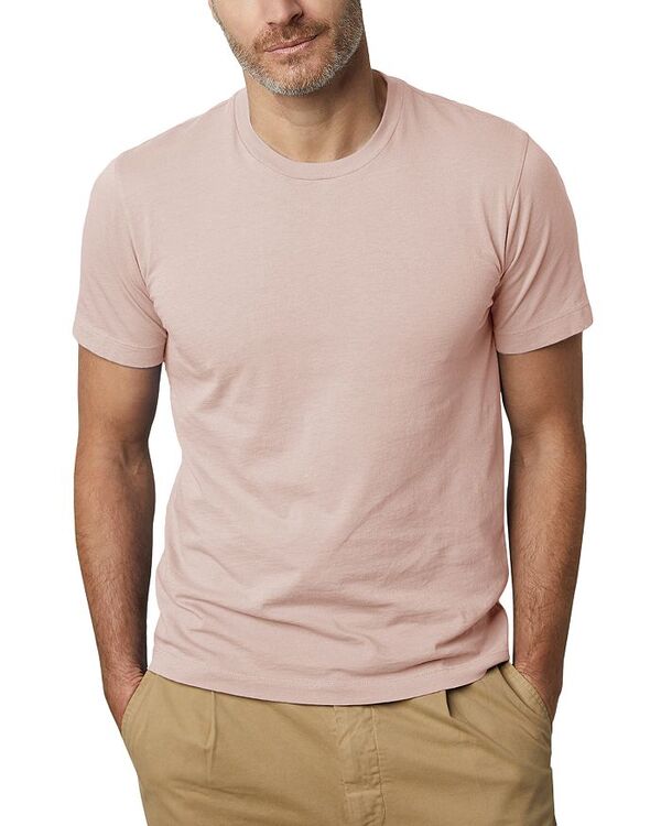 【送料無料】 ヴェルヴェットバイグラハムスペンサー メンズ Tシャツ トップス Randy Crew Neck Tee Bloom Pink