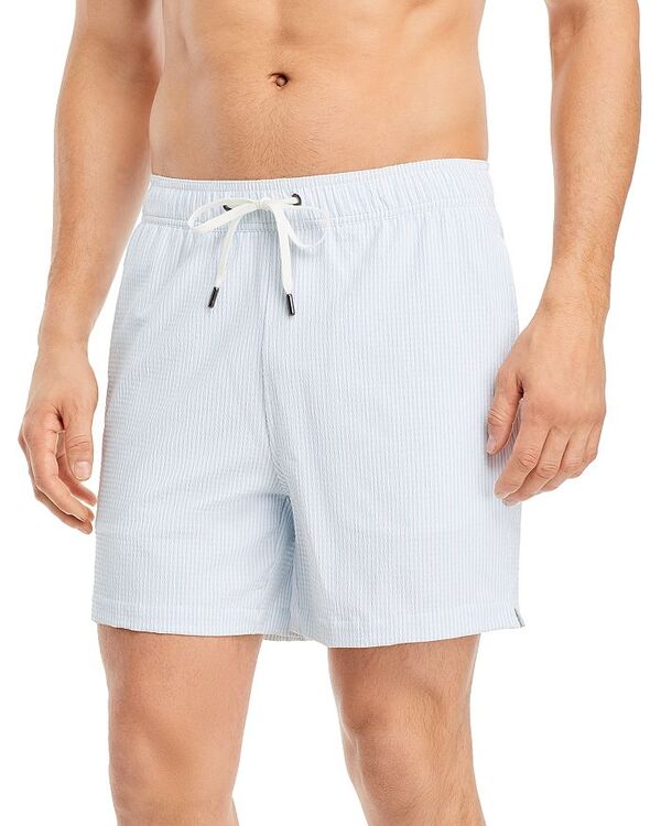 【送料無料】 オニア メンズ ハーフパンツ・ショーツ 水着 Charles 5" Swim Trunks Pale Blue/White