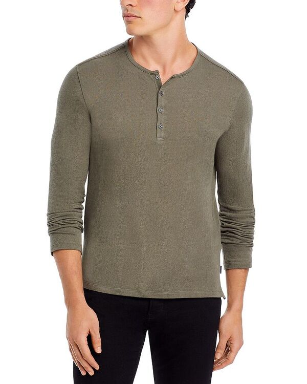 【送料無料】 ジョンバルベイトス メンズ シャツ トップス Walden Long Sleeve Henley Teakwood