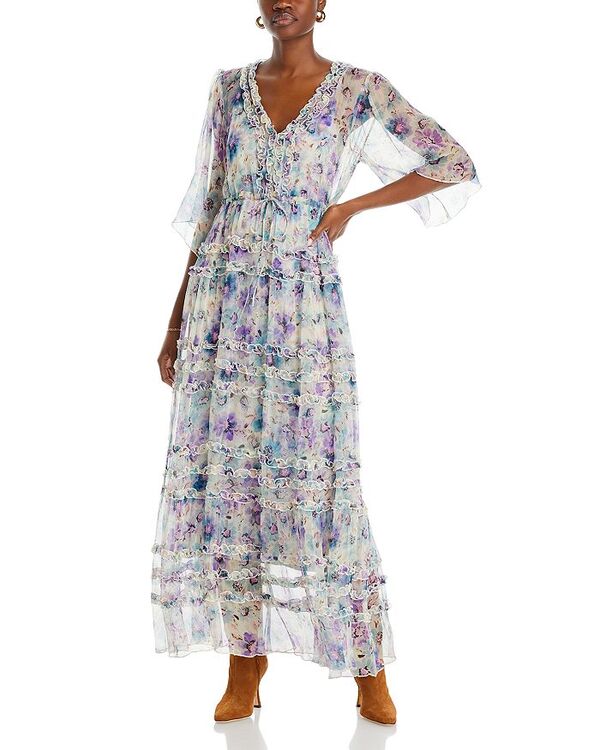  ジョニーワズ レディース ワンピース トップス Glinda Silk Maxi Dress Multi