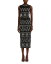 ̵     ǥ ԡ ȥåץ Crystal Eyelet Sheath Dress Black